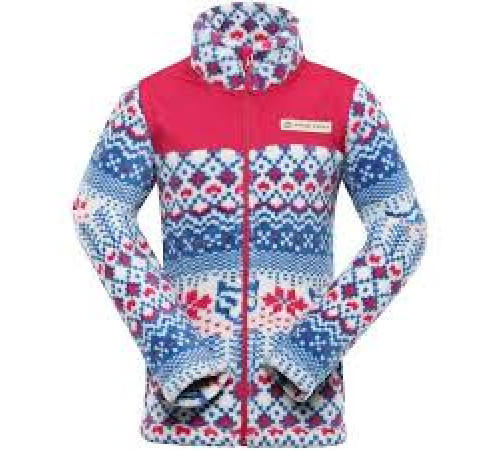 Фліс д Alpine Pro EFLINO KSWB221 412PA - 152-158 - рожевий/синій