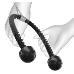 Канатний хват подвійний для тяг для м'язів трицепса 70см K-Sport U009