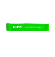 Стрічка-еспандер для вправ K-Sport Power Band Min зелена