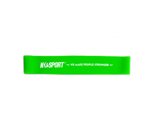 Стрічка-еспандер для вправ K-Sport Power Band Min зелена
