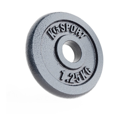 Диск чавунний K-SPORT O1.25 1,25 кг Диск чавунний K-SPORT O1.25 1,25 кг
