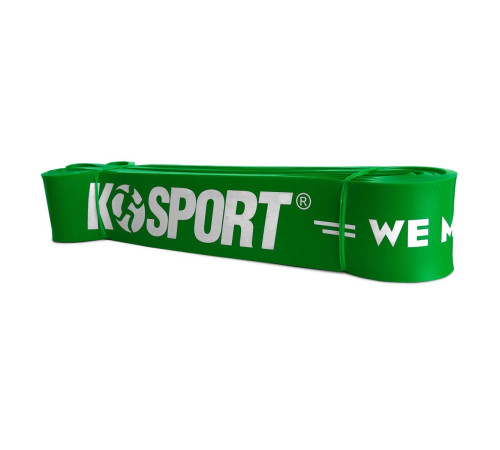 Стрічка-еспандер для вправ K-Sport Power Band 1 23-57 кг зелена