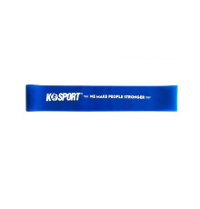 Стрічка-еспандер для вправ K-SPORT Power Band Mini синя