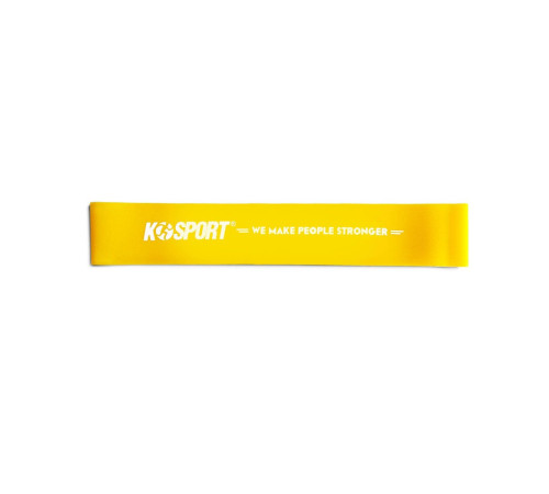 Стрічка для вправ K-Sport Power Band Mini жовта Стрічка для вправ K-Sport Power Band Mini жовта