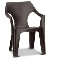 Крісло садове Keter Dante Low back, темно-коричневе