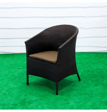 Крісло садове Greengard Балеар, коричневе