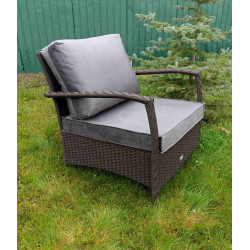 Крісло садове Greengard Крокодил Кр-007, коричневе