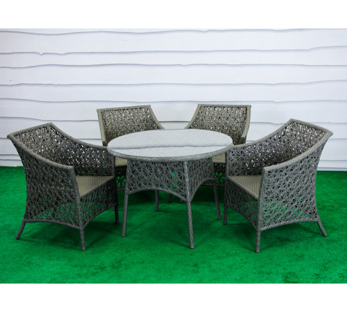 Крісло садове Greengard Лінора, сіро-коричневе