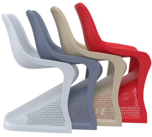 Стілець садовий Siesta BLOOM, червоний