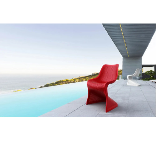 Стілець садовий Siesta BLOOM, червоний