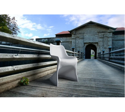 Стілець садовий Siesta BLOOM, білий