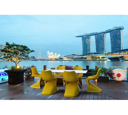 Стілець садовий Siesta BLOOM, жовтий