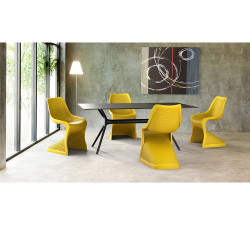 Стілець садовий Siesta BLOOM, жовтий