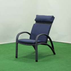 Крісло садове Greengard Пляж, чорне