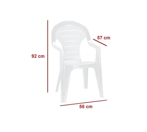 Крісло садове Keter Bonaire, біле