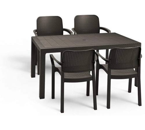 Крісло садове Keter Samanna, коричневе