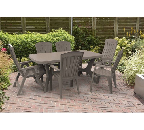 Крісло садове Keter Santorini, капучино