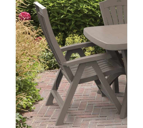 Крісло садове Keter Santorini, капучино