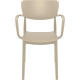 Стілець садовий Siesta Lisa, бежевий