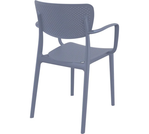 Стілець садовий Siesta Loft, темно-сірий