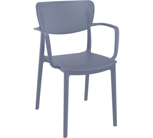 Стілець садовий Siesta Loft, темно-сірий