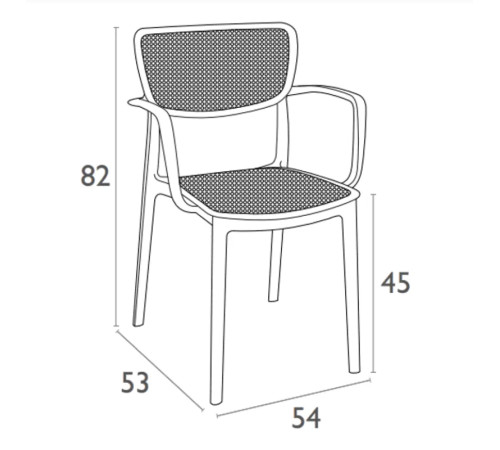 Стілець садовий Siesta Loft, бежевий
