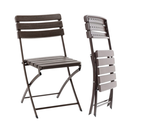Стілець садовий Chomik MANGO складаний, коричневий