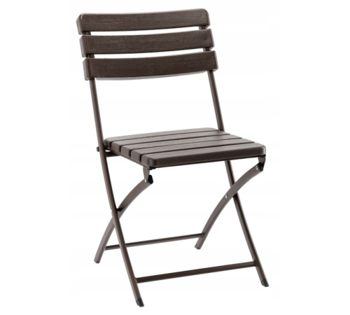 Стілець садовий Chomik MANGO складаний, коричневий