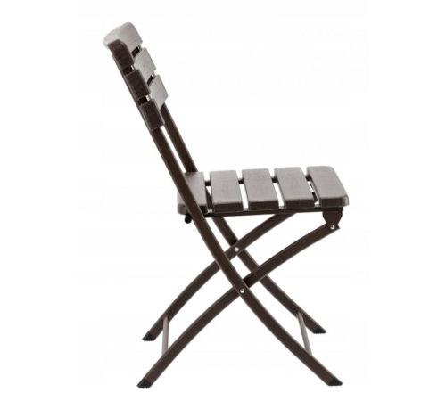 Стілець садовий Chomik MANGO складаний, коричневий