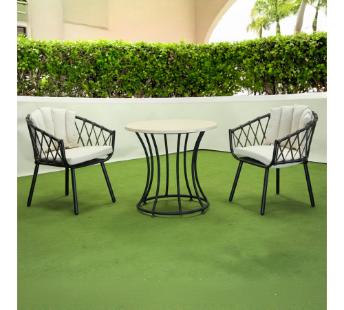 Стілець садовий Greengard Рів’єра СЛ-009-2, білий