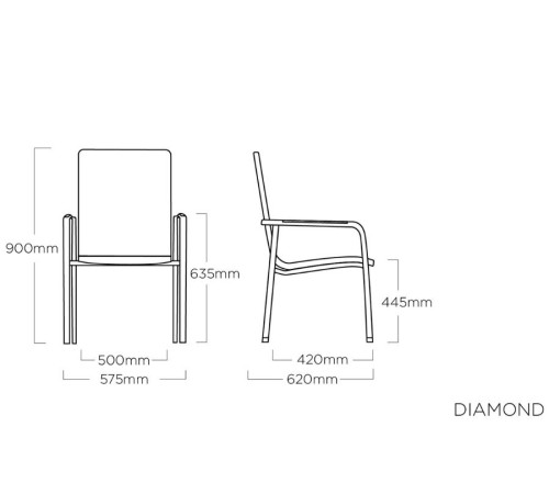 Садовий стілець KETTLER DIAMOND (0103902-0000)