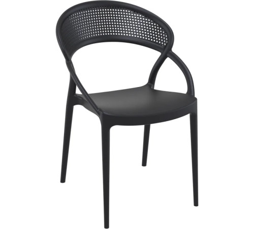 Стілець садовий Siesta Sunset, чорний