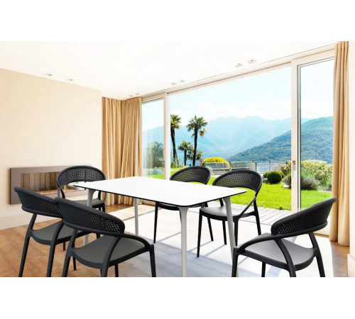 Стілець садовий Siesta Sunset, чорний