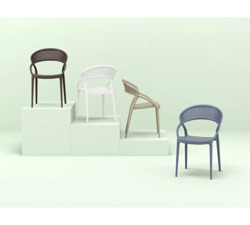 Стілець садовий Siesta Sunset, коричневий