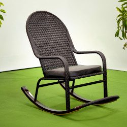 Крісло‑гойдалка Greengard Relax relax-101, коричневе