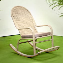 Крісло‑гойдалка Greengard Relax, бежеве