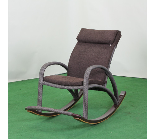 Крісло‑гойдалка Greengard Козак, сіро-коричневе