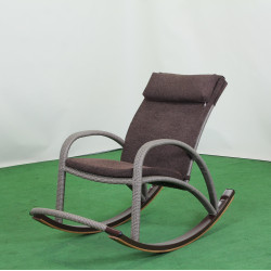 Крісло‑гойдалка Greengard Козак, сіро-коричневе