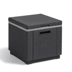 Стіл-холодильник Keter Ice Cube 42 х 42 см, сірий