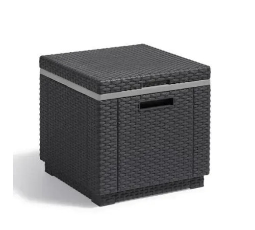 Стіл-холодильник Keter Ice Cube 42 х 42 см, сірий