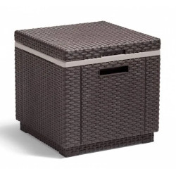 Стіл-холодильник Keter Ice Cube 42 х 42 см, коричневий