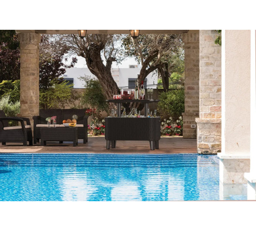 Стіл-холодильник Keter Bevy Bar, графіт