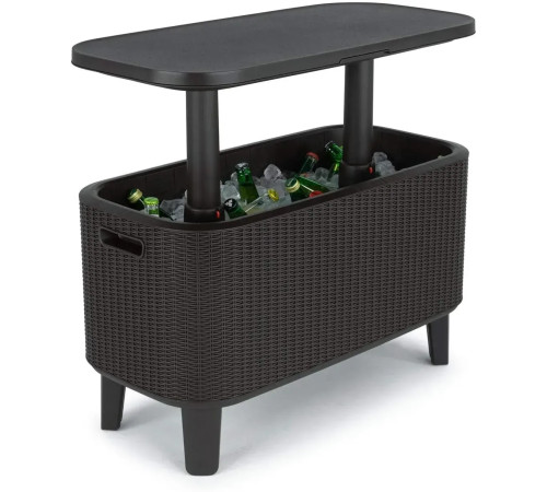 Стіл-холодильник Keter Bevy Bar, коричневий