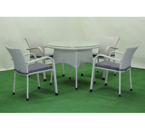 Стіл садовий Greengard Балеар Ст-6.100-5, білий