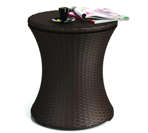 Стіл-холодильник Keter Cool Bar Rattan, коричневий