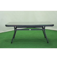 Стіл садовий Greengard Крістал, овал 180 Ст-4.180.90, чорний