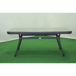 Стіл садовий Greengard Крістал Ст-4.180.90, чорний