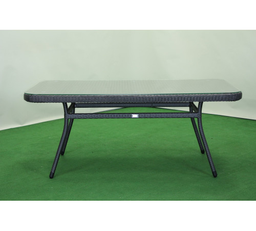 Стіл садовий Greengard Крістал, овал 180 Ст-4.180.90, чорний