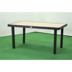 Стіл садовий Greengard Брістоль Ст-10.160.92, бежево-чорний