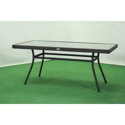 Стіл садовий Greengard Крістал 200 Ст-4.200.90, коричневий